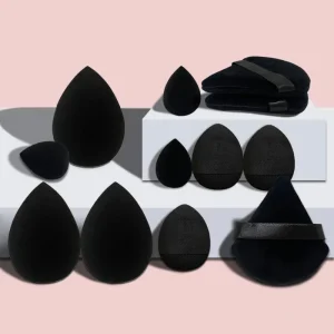 12 Piece Soft Makeup Sponge Blender Set Foundation Powder Beauty Egg Cosmetic Puff Kit for Women