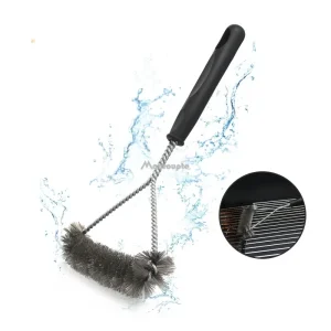 Heavy Duty Grill Brush Cleaner with Stiff Stainless Steel Bristles for Perfect Barbecue Experience