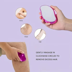 Reusable Crystal Depilatory Eraser for Hair Removal and Dead Skin Cell Exfoliation Body Beauty Tool