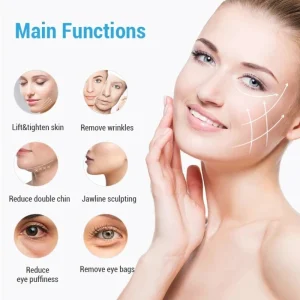 Advanced 2024 RF Facial Beauty Device for Non-Invasive Skin Lifting, Wrinkle Removal, and Anti-Aging Treatments