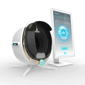 Advanced 3D Skin Care Scanner with Cloud Computing and AI Automatic Face Recognition for Accurate Skin Analysis