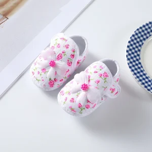 Soft and Comfortable Infant Toddler Baby Shoes for Princess Little Girls First Steps