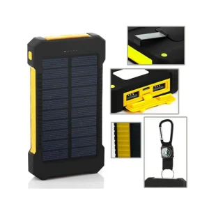 Waterproof Solar Power Bank 200000mAh Portable External Battery with Fast Charging, Cooling Energy-Saving Technology, and Multiple Safety Certifications