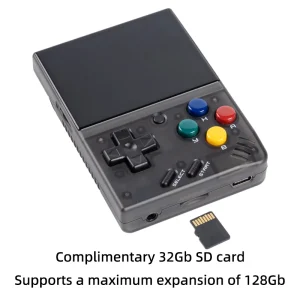 MIYOO MINI V4 Retro Game Console with 128MB RAM and ARM Cortex-A7 Dual-Core 1.2G CPU for Smooth Gaming Performance