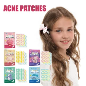 144 Pieces Colorful Invisible Acne Patches for Face and Skin Care, Spot Removal Stickers with Concealer Makeup Tool