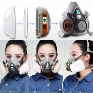 3M 6200 Half Facepiece Respirator Mask for Painting and Organic Vapor Protection