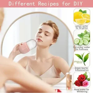 Face Massager Ice Globe Balls for Reducing Eye Bags and Fine Lines, Beauty Skin Care Tool with Temperature Control