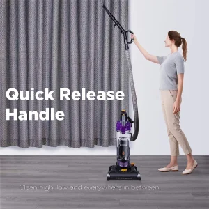 Easy to Maneuver PowerSpeed Upright Vacuum Cleaner with Strong Suction, XL Dust Cup, and On-Board Storage for Efficient Whole Home Cleaning