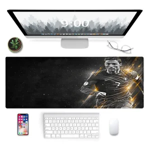 Large Anime Gamer Mousepad with Non-Slip Rubber Base and Washable Design for PC and Laptop Computers