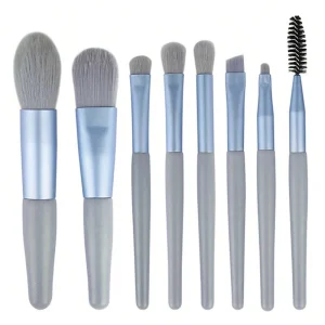 Essential Beauty Tools 8Pcs Makeup Brush Kit for Everyday Use