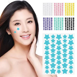 Invisible Acne Pimple Patch for Face Beauty Skin Care – 40 Pieces Star Shaped Waterproof Blemish Spot Treatment