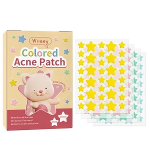 144 Pieces Colorful Invisible Acne Patches for Face and Skin Care, Spot Removal Stickers with Concealer Makeup Tool