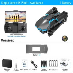 X6 PRO 4K Optical Flow Dual Camera Drone with Automatic Frequency Alignment, One-Key Calibration, and Emergency Stop Function for Easy and Safe Flight Operations