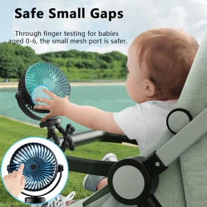 Rechargeable Baby Stroller Octopus Fan for Outdoor and Home Use