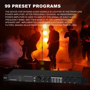 High-End Audio Equalizer and Reverberation Processor with DSP Technology