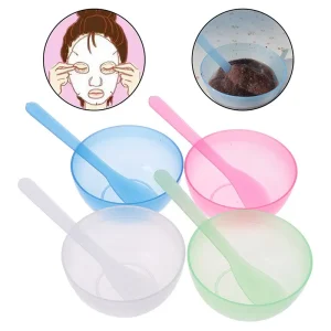 Complete Mask Making Kit for Girls Facial Skin Care with High-Quality Mask Stick and 3-Sized Spoon Set