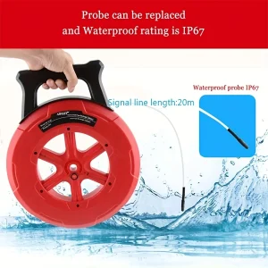 Professional Pipe Blockage Detector 20 Meter Pipeline Scanner for Clogged Pipe Diagnosis and Repair