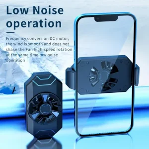 Portable Mobile Phone Cooling System with Radiator Fan for Gaming and Heavy Usage