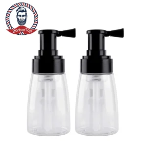 Rotate Cap Emulsion Spray Bottle for Talcum Powder and Lotions, Ideal for Barber Shops, Salons and Travelers