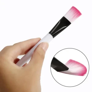 Professional Soft Nylon Hair Facial Mask Brush for DIY Skincare and Makeup Application