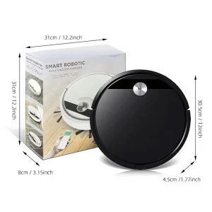 Autonomous Household Cleaning Robot with Multi-Surface Suction and Mopping Functionality for Hardwood, Carpet, and More