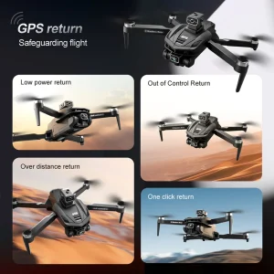 Xiaomi V168 5G Drone with 8K HD Camera, 4CH Quadcopter, GPS Navigation, Altitude Hold Mode and One-Touch Return Function for Advanced Aerial Photography