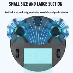 3-in-1 Intelligent Sweeping Robot Vacuum Cleaner with Strong Suction for Pet Hair and Allergies