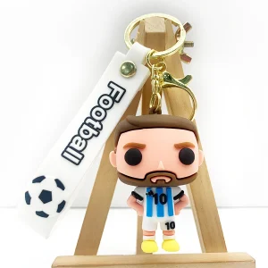 Lionel Messi 3D Figurine Keychain Collection for Football Lovers and Kids’ Christmas Decoration and Gift Ideas