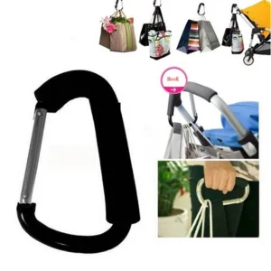 Multifunctional Pram Hanger and Baby Car Handle Accessories with Storage