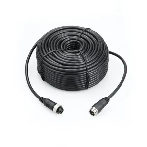 Heavy Duty 4 Pin Aviation Connector to 4 Pin Aviation Connector Video and Audio Cable for CCTV MDVR Extension and Connection