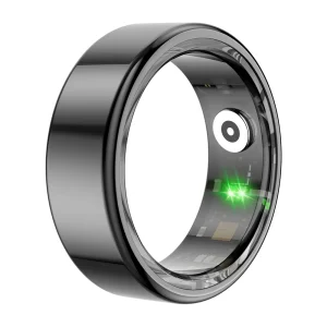 COLMI R02 Titanium Steel Shell Smart Ring with Advanced Health Tracking Features, IP68 and 3ATM Water Resistance, and Multi-Sport Modes for Fitness Enthusiasts