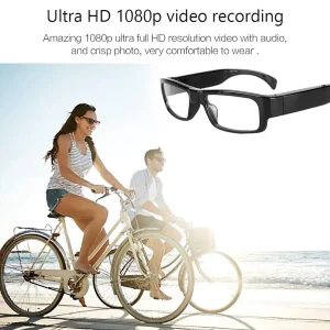 Wearable Camcorder with Audio – 12MP HD Camera Glasses for Hands-Free Filming and Photography