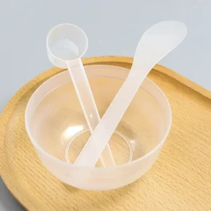 Plastic Film Mask Bowl for Beauty Products and Makeup Brush Essentials