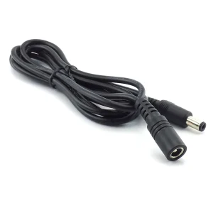 12V DC Power Cord Extension Cable 5.5mm Female to Male Plug Adapter for Surveillance Camera Systems CCTV Security Installation