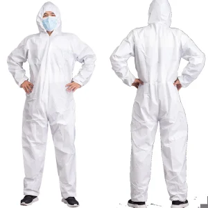 Waterproof Oil-Resistant Disposable Coverall Suit for Painting Decorating and Laboratory Use