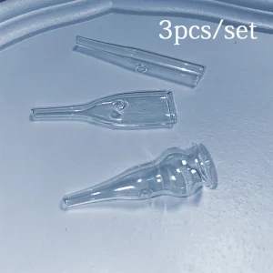 Glass Face Pore Cleanser Vacuum Suction Blackhead Removal Beauty Machine Accessories 3Pcs/Set