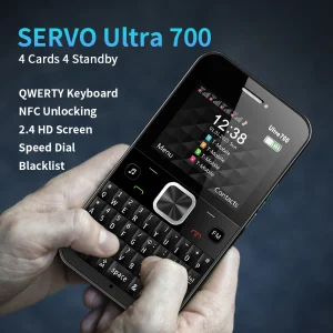 Original 2.4 Inch Screen Mobile Phone with 4 Nano SIM Slots, Type-C, Bluetooth, and HD Audio Playback