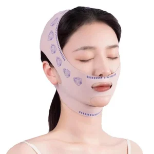 Breathable Chin Cheek Lift Up Belt Face Shaper Facial Massage Mask for Daily Facial Molding and Shaping