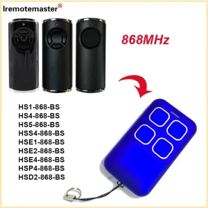 HORMANN BiSecur Garage Remote Control Duplicator 868 MHz Compatible with HSE1 HSE2 HSE4 HS1-868 HS4-868 HS5-868 Garage Door Opener