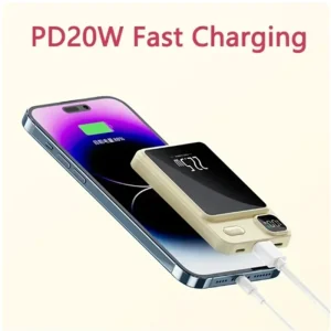 Magnetic Qi Wireless Charging Power Bank 50000mAh 22.5W Super Fast Charging for Smartphones