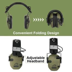 2024 Premium Electronic Shooting Hearing Protection Headset with Sound Amplification and Anti-Noise Technology