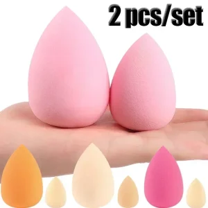 Wet Dry Use Cosmetic Beauty Eggs with Super Soft Q-Elastic Texture for Foundation Blush Powder Liquid Makeup Tools