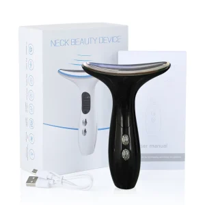 Professional Neck and Face Lifting Massager with 4 Modes, 3 Intensity Adjustments, and Hot Compress Function for Skin Rejuvenation and Tightening at Home