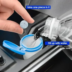 Car Window Glass Cleaner Effervescent Tablets – High-Quality Windshield Cleaning Solution