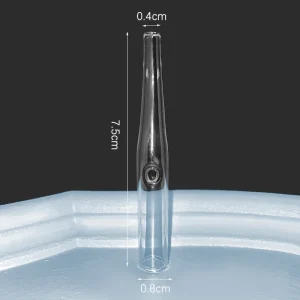 High-Quality Glass Pipe Set for Blackhead Removal Machines, Sanitary and Safe for Home or Professional Use