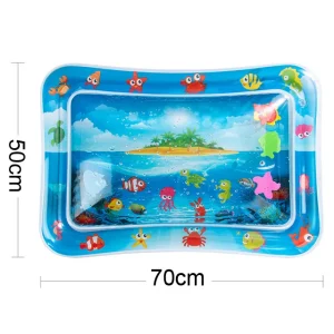 Colorful Water Play Mat for Infants and Toddlers with Hand-Eye Coordination and Sensory Stimulation Activities for Developing Motor Skills and Cognitive Abilities