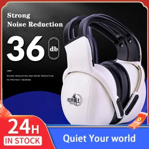 Industry Leading SNR36 NRR31 Sound Protection Earmuffs for Noisy Environments