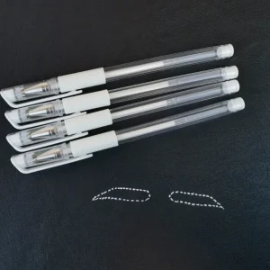 Professional Waterproof White Surgical Skin Marker Pen for Permanent Makeup and Microblading Eyebrow Procedures