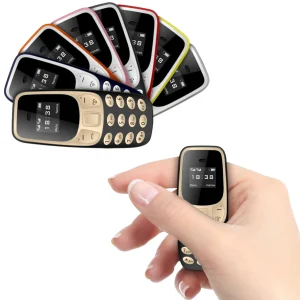 Bluetooth Enabled Mini GSM Mobile Phone with 2 SIM Card Slots and Voice Recording Feature