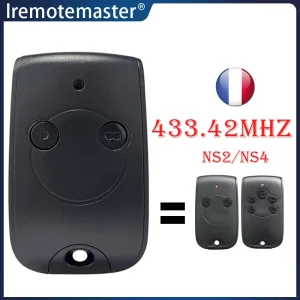 Garage Door Remote Control Replacement for NS 2 NS 4 1841026 433.42MHz Rolling Code with Receiver Access